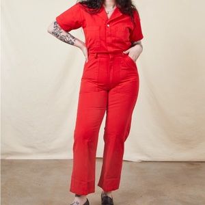 Big Bud Press Mustang Red Jumpsuit